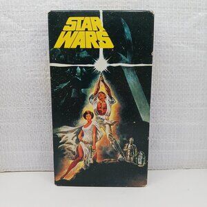 Star Wars VHS 1977 Original 1990 Release CBS FOX VIDEO - UNTESTED